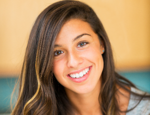 Young woman with beautiful smile