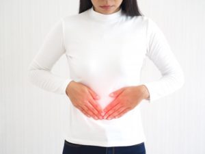 Woman with Crohn’s disease